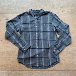 Ezekiel Long Sleeve Woven Plaid Shirt Size M